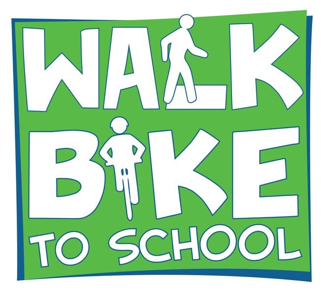 walk and bike to school