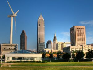Cleveland-wind turbine