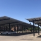 UOP now has solar carports in eight parking lots. -By Davis Harper