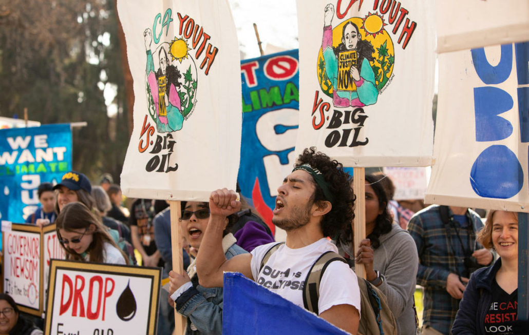 State of the State Protest in Sacramento