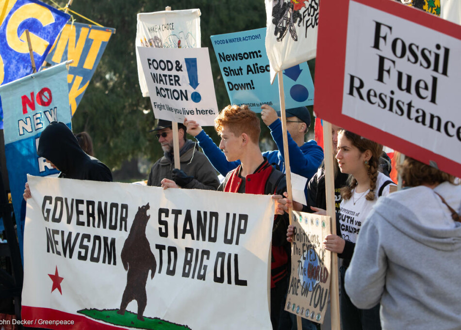 State of the State Protest in California