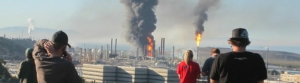 Chevron Refinery Fire by Greg Kunit