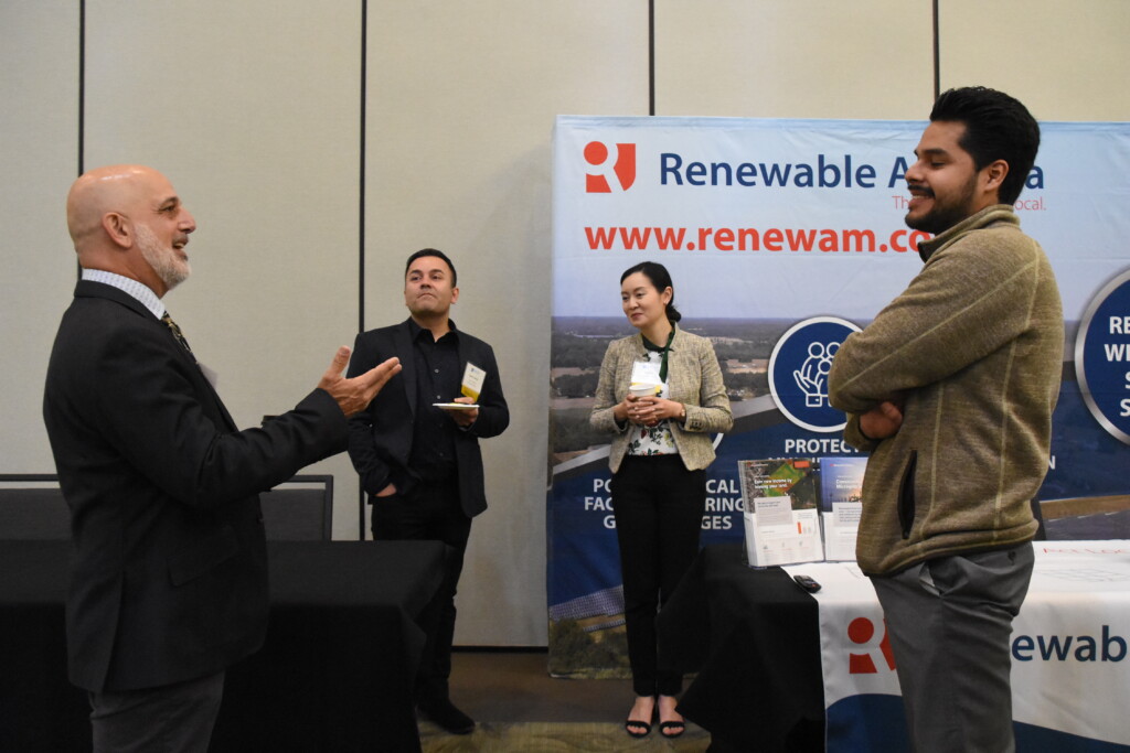 Exhibitor booths at the California Climate Policy Summit 2022