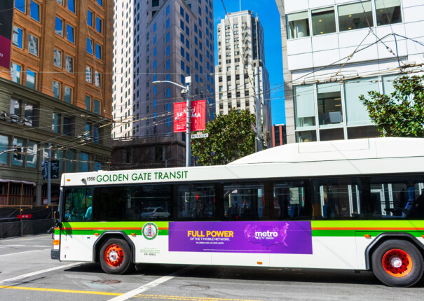Golden Gate transit bus