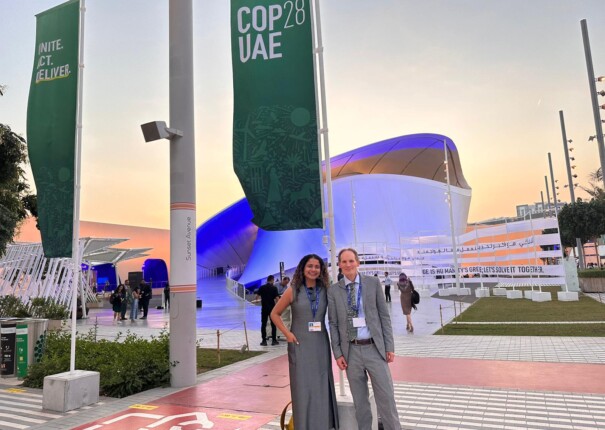 Baani Behniwal and Barry Vesser Dubai COP28