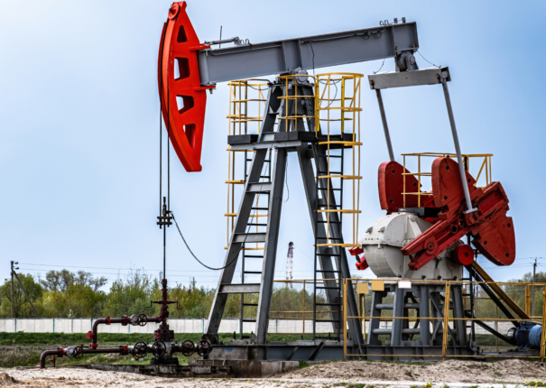 Oil drilling site. Photo via Canva.