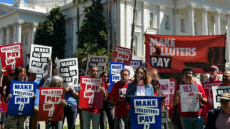 Make Polluters Pay rally
