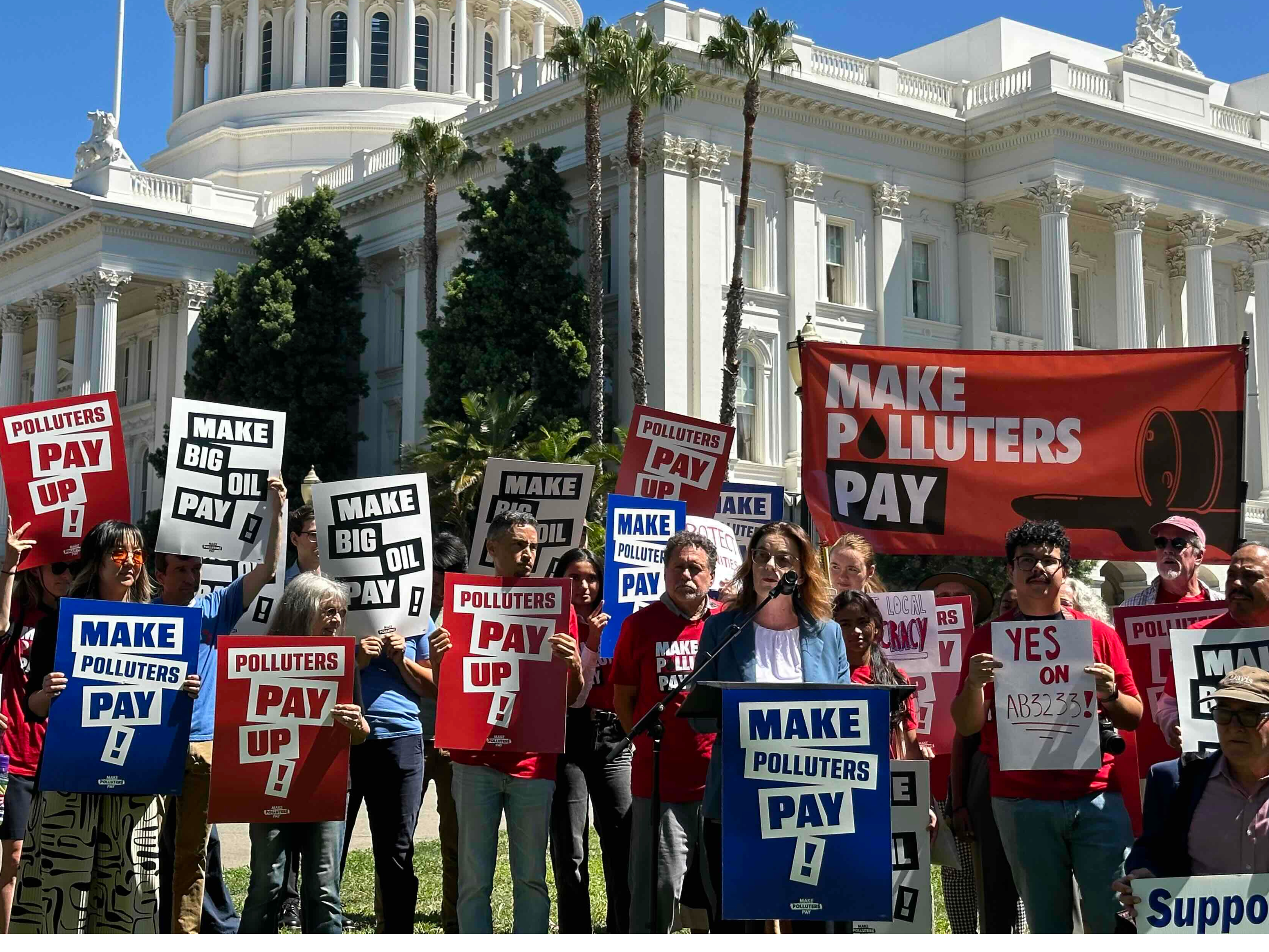 Make Polluters Pay rally