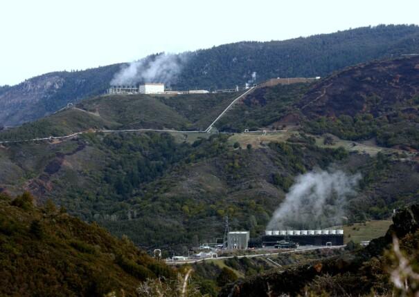 The Geysers geothermal field in the Mayacamas Mountains (pictured here) produces the most geothermal energy of any region in the world. Photo by David A. Hofmann / Flickr.