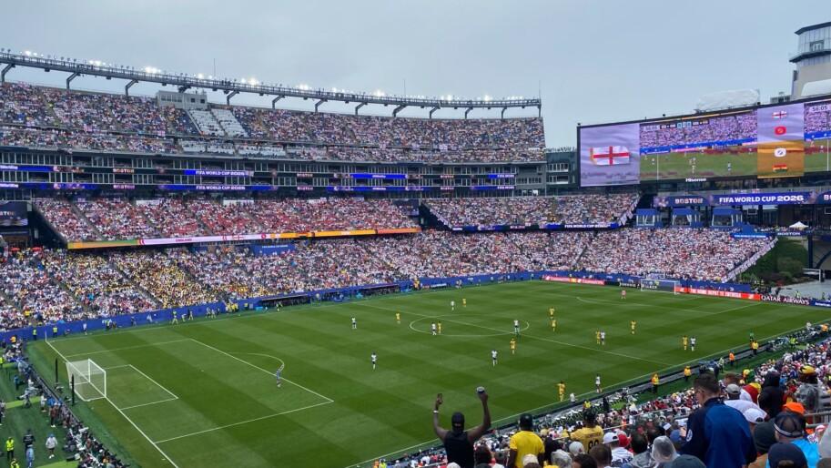 England faces off against Ghana in the 2026 World Cup in Boston. Photo by Zakarie Faibis / Wikimedia Commons.